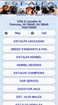 Mobile Screenshot of estalfacaucasian.com